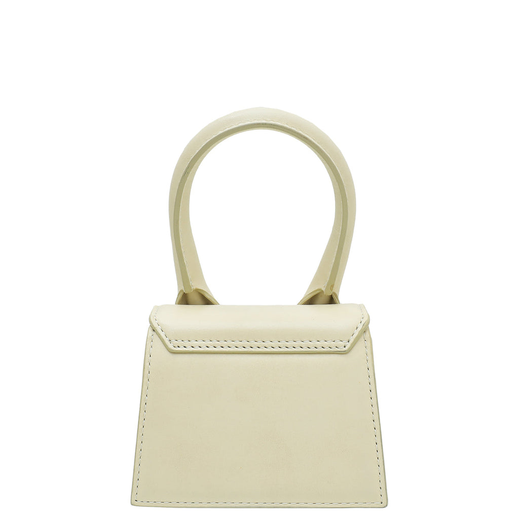 Jacquemus Ivory Le Chiquito Signature Mini Bag