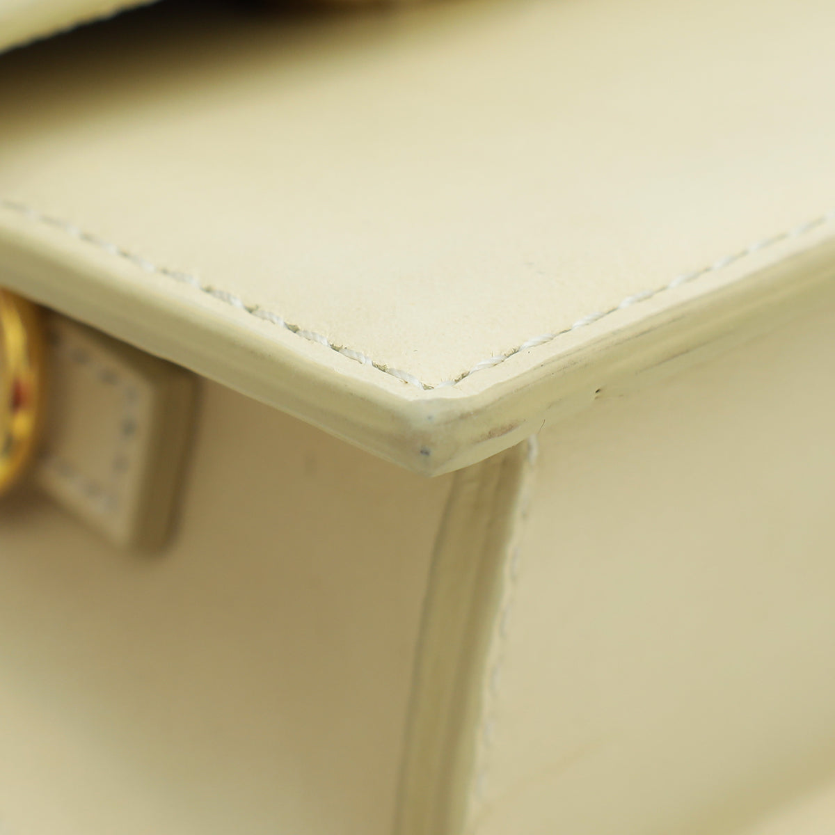 Jacquemus Ivory Le Chiquito Signature Mini Bag
