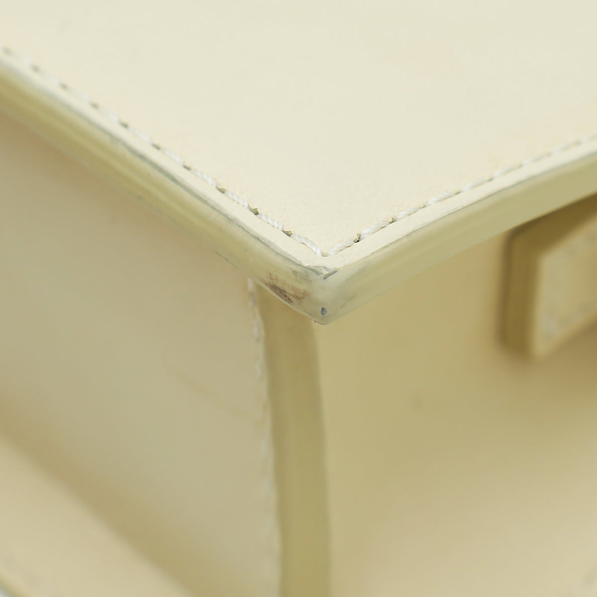 Jacquemus Ivory Le Chiquito Signature Mini Bag