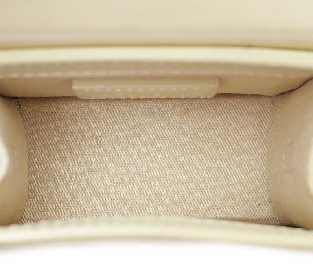 Jacquemus Ivory Le Chiquito Signature Mini Bag