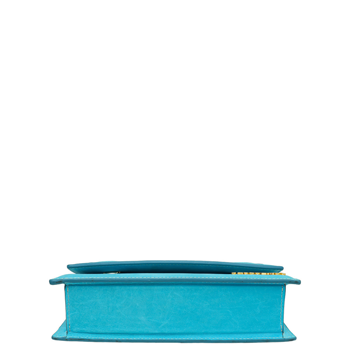 Jacquemus Turquoise Suede Le Chiquito Long Top Handle Bag