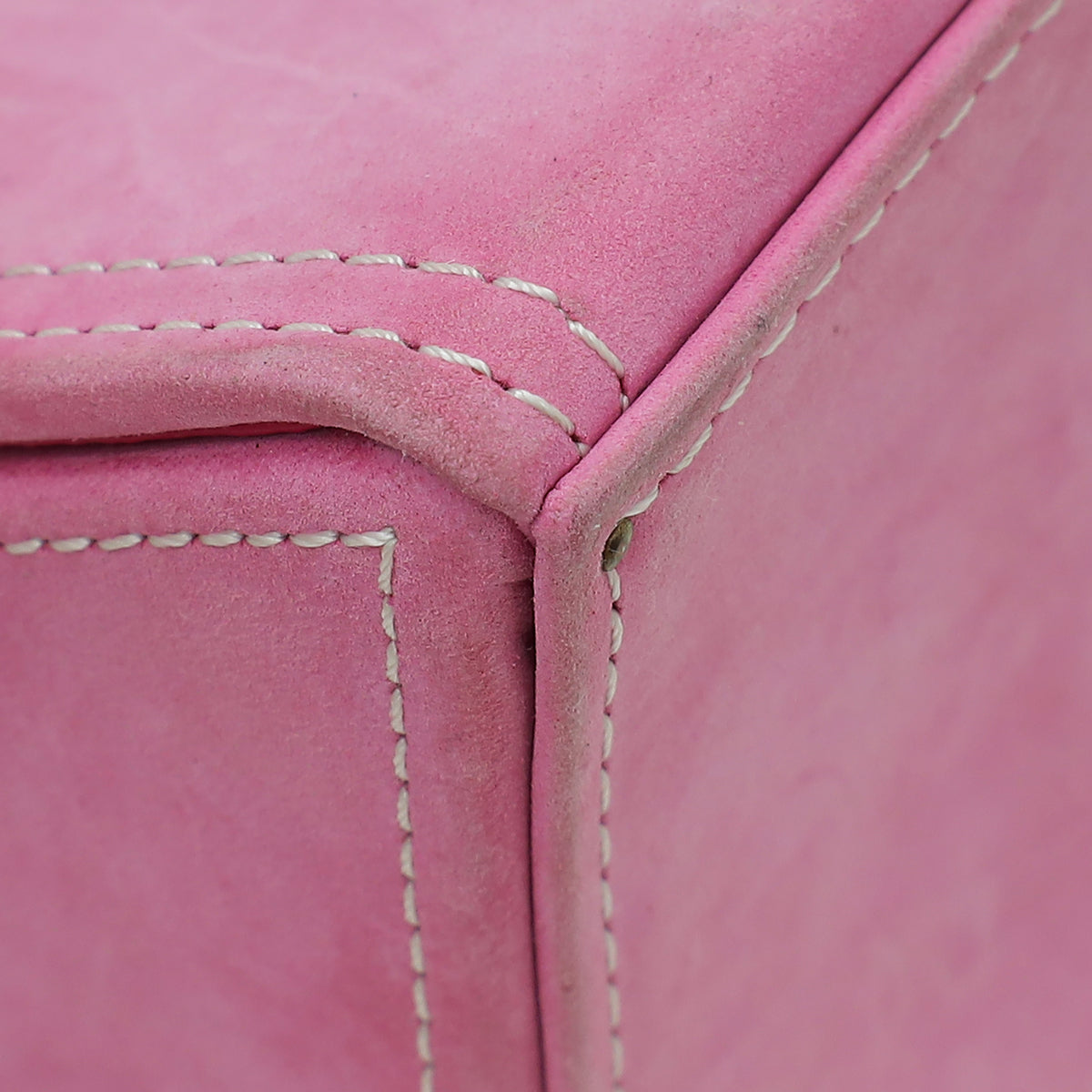 Jacquemus Pink Suede Le Porte Lunettes Triangle Bag
