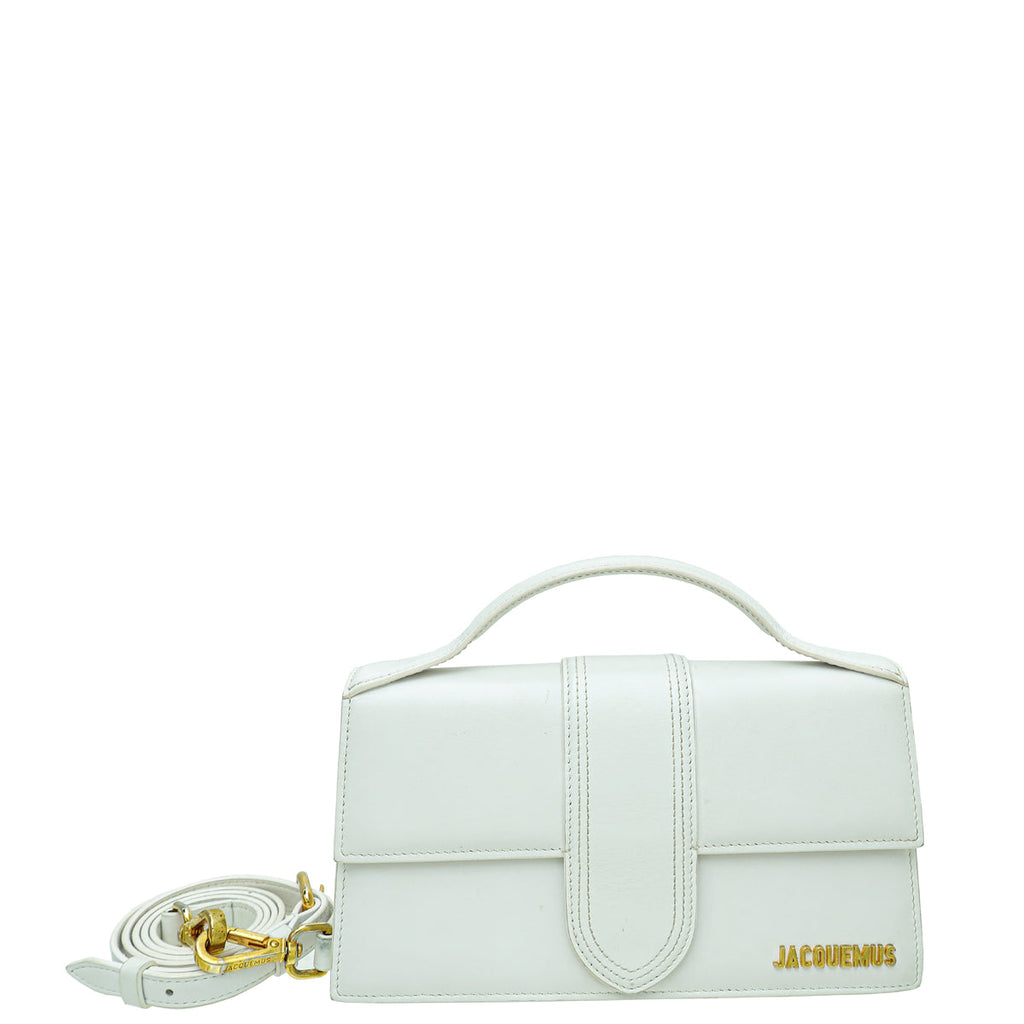 Jacquemus White Le Grand Bambino Les Classiques Flap Bag