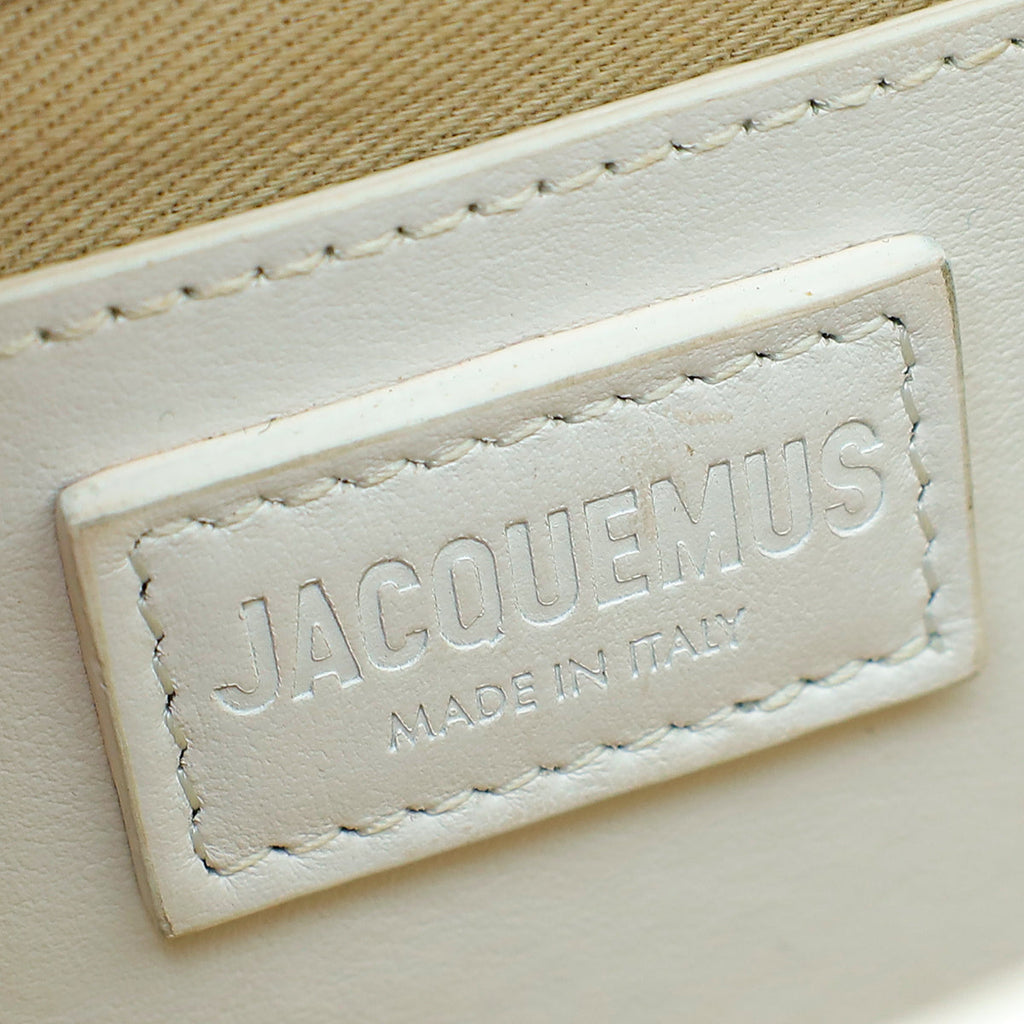 Jacquemus White Le Grand Bambino Les Classiques Flap Bag