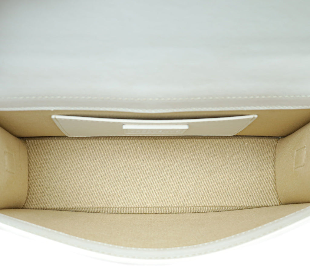 Jacquemus White Le Grand Bambino Les Classiques Flap Bag