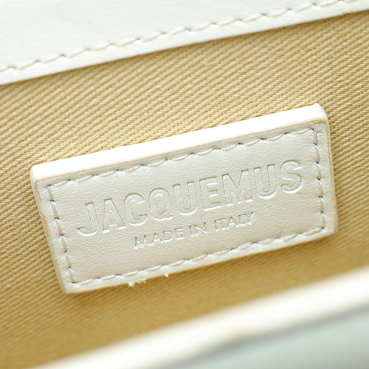 Jacquemus White Le Chiquito Les Classiques Bag