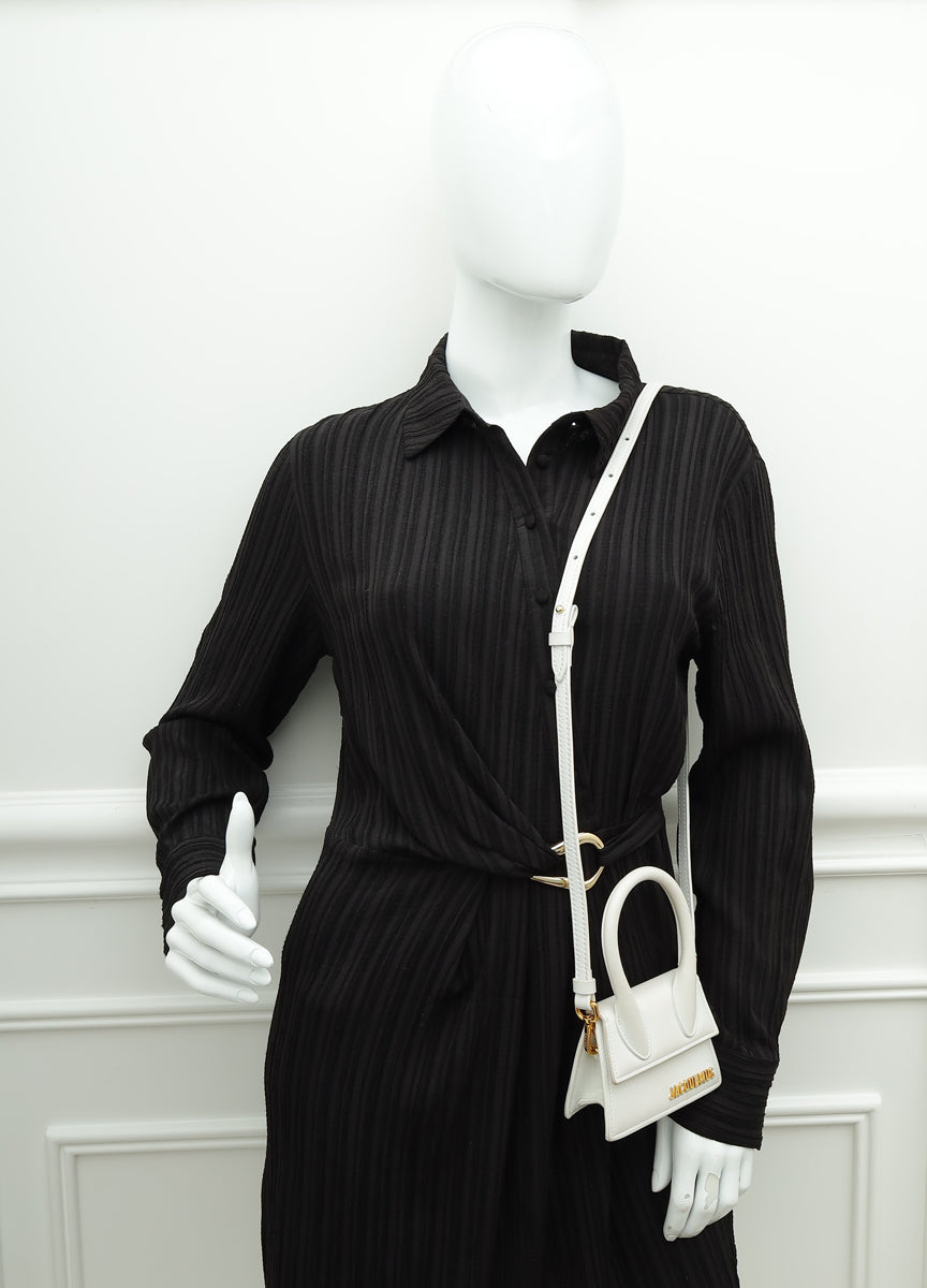 Jacquemus White Le Chiquito Les Classiques Bag