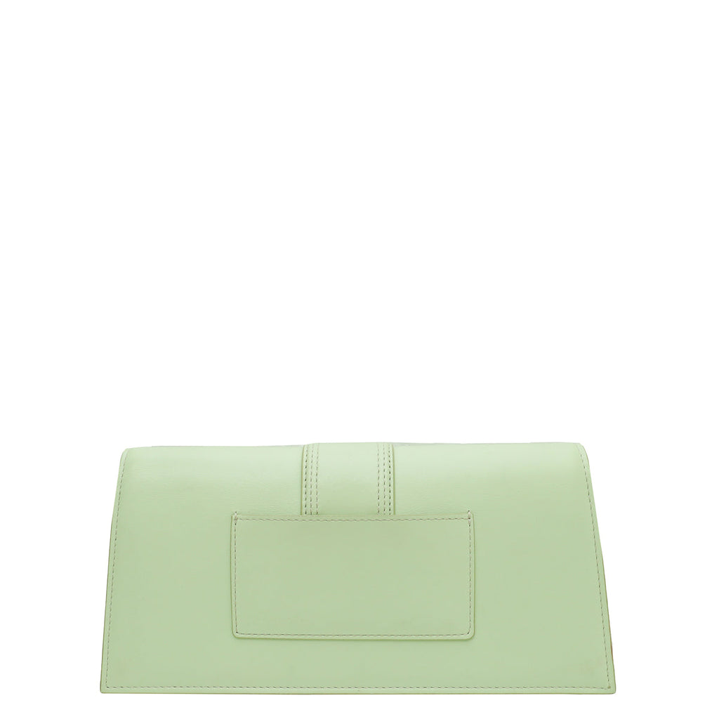 Jacquemus Light Green Le Bambino Long Flap Shoulder Bag