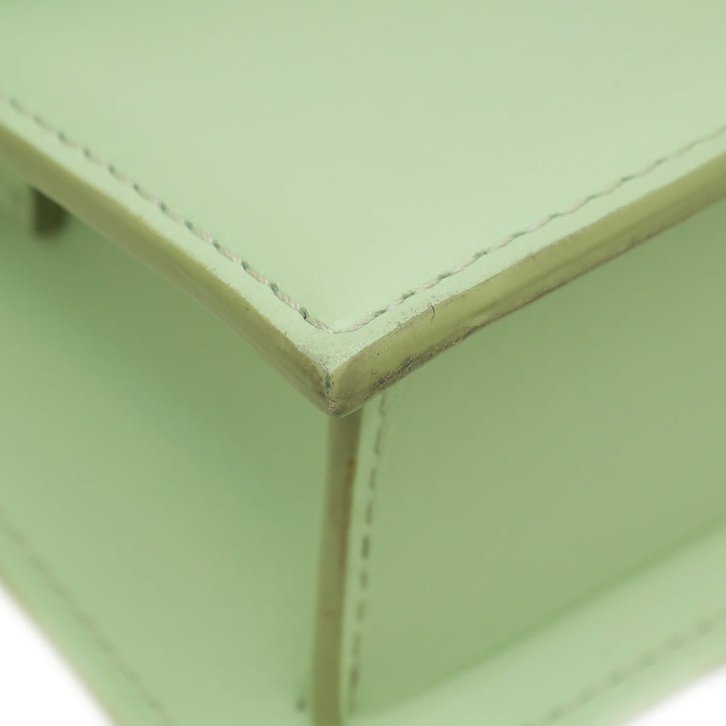Jacquemus Light Green Le Bambino Long Flap Shoulder Bag