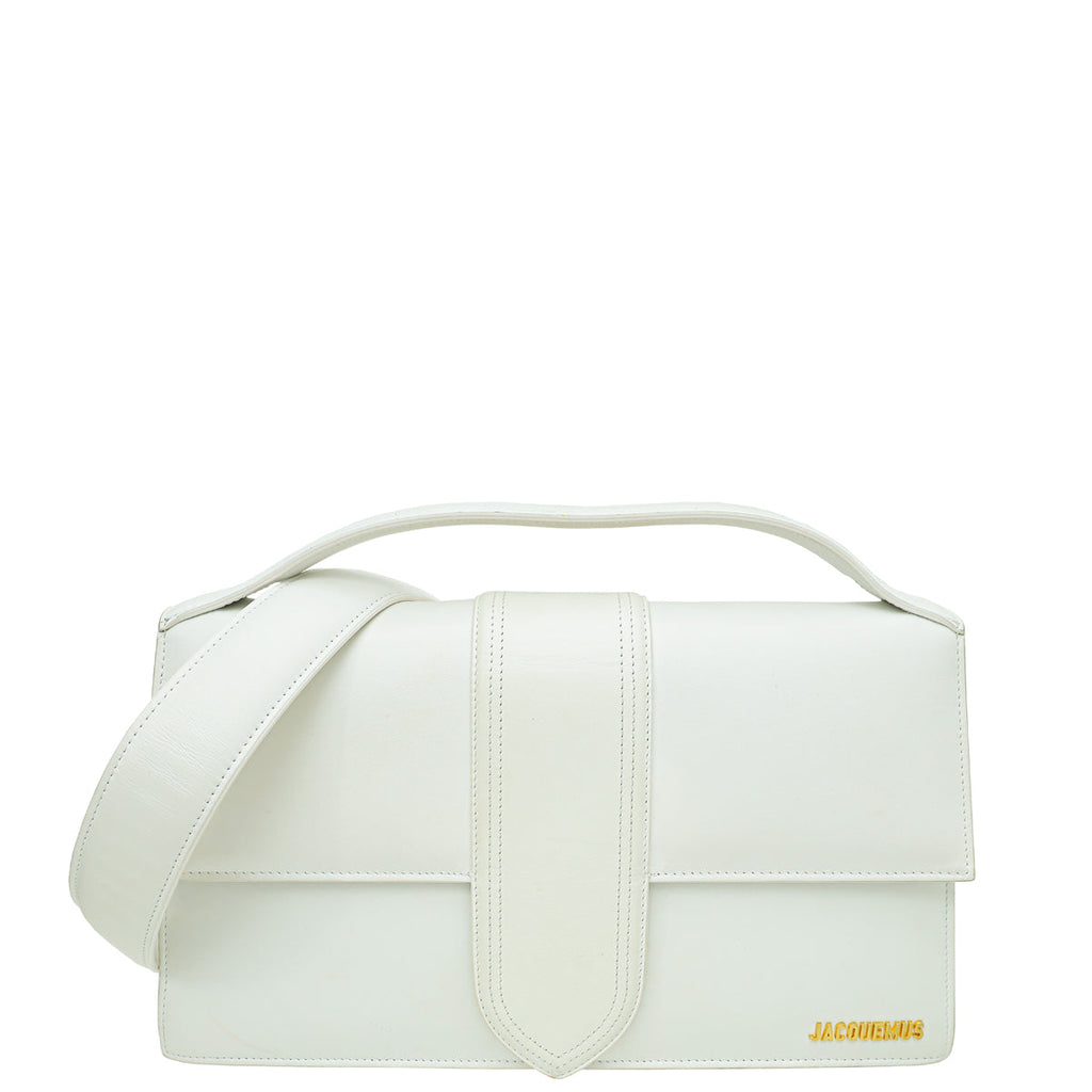 Jacquemus White Le Bambinou Les Classiques Flap Bag