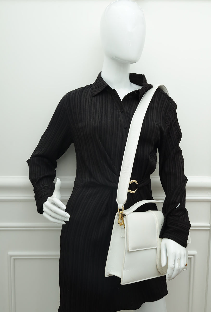 Jacquemus White Le Bambinou Les Classiques Flap Bag