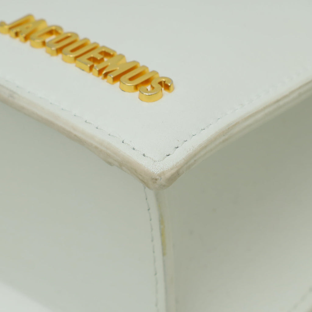 Jacquemus White Le Bambinou Les Classiques Flap Bag