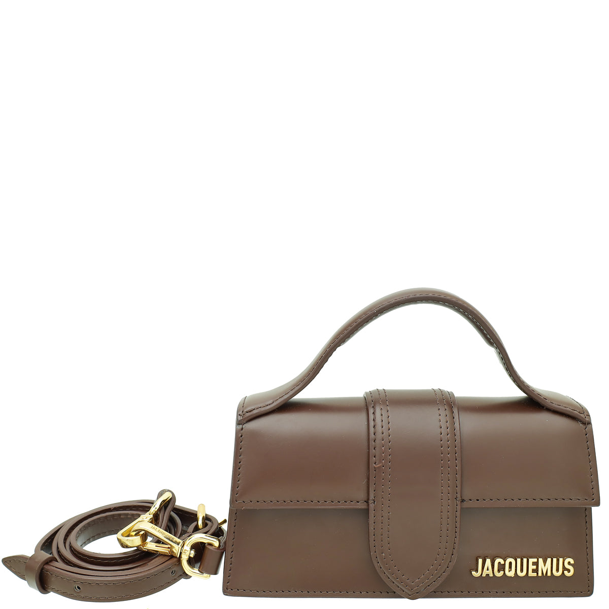 Jacquemus Chocolate Le Bambino Le Chouchou Small Flap Bag