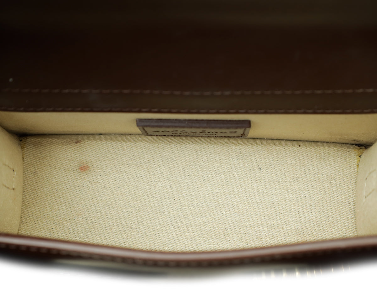 Jacquemus Chocolate Le Bambino Le Chouchou Small Flap Bag