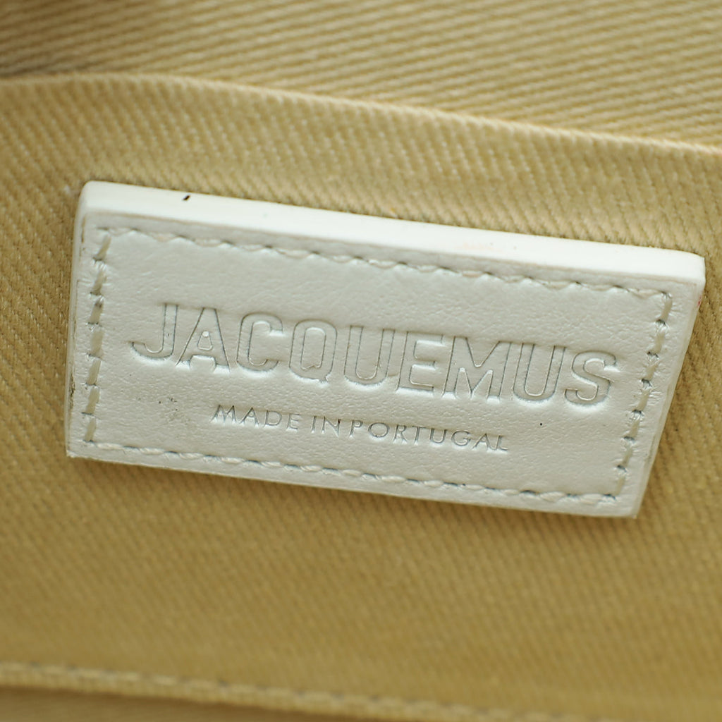 Jacquemus White Le Chiquito Moyen Bag