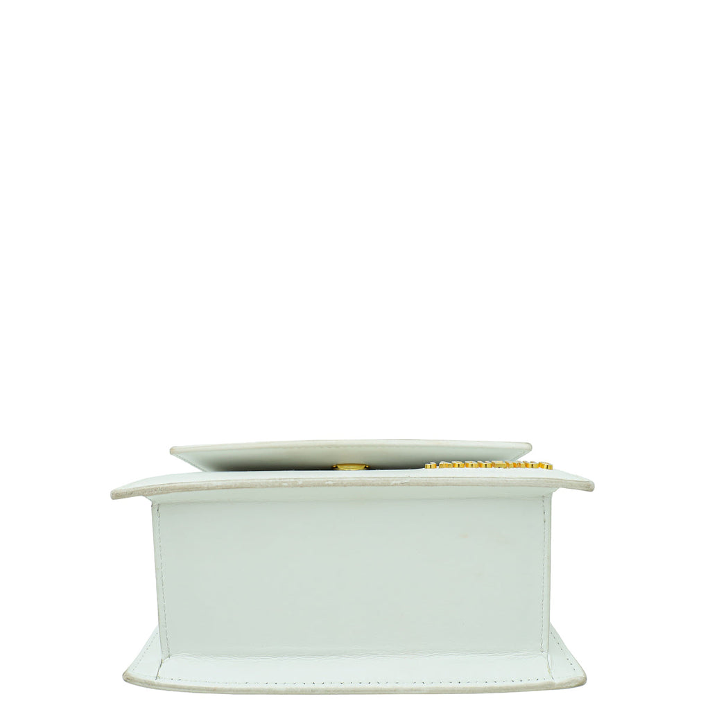 Jacquemus White Le Chiquito Moyen Bag