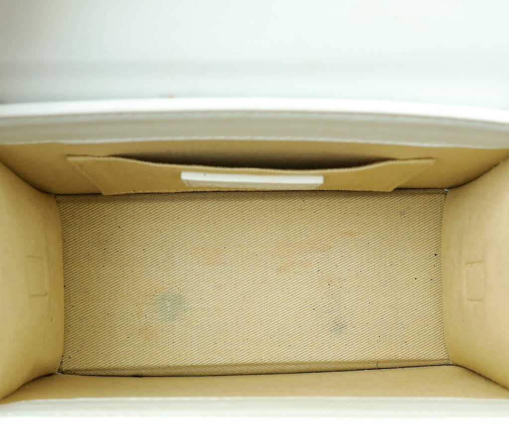 Jacquemus White Le Chiquito Moyen Bag