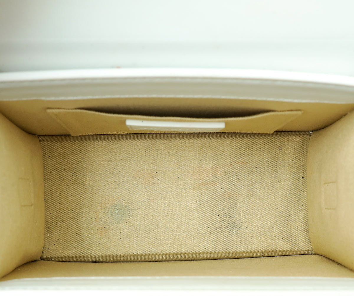 Jacquemus White Le Chiquito Moyen Bag