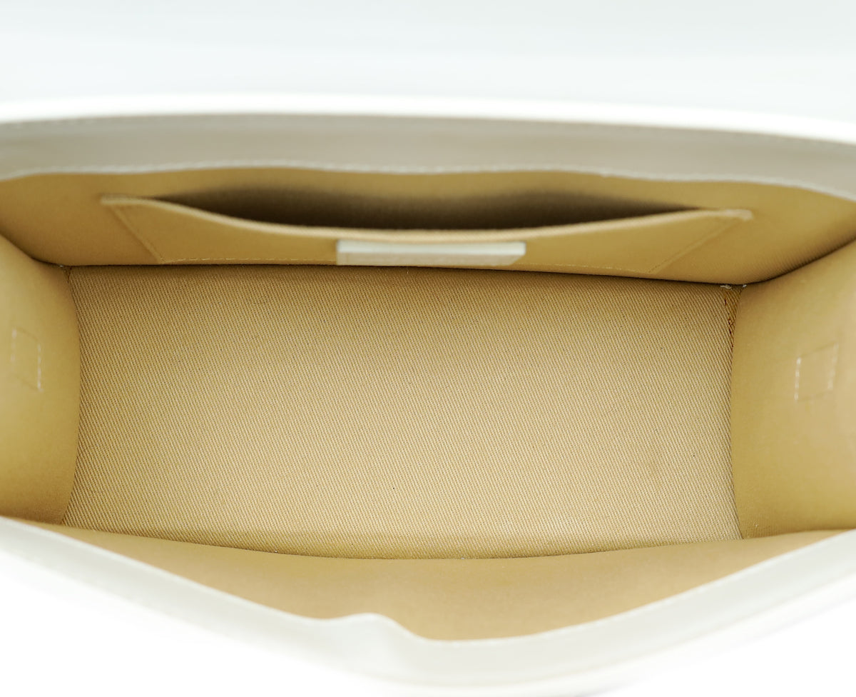 Jacquemus White Le Grand Chiquito Top-Handle Large Bag