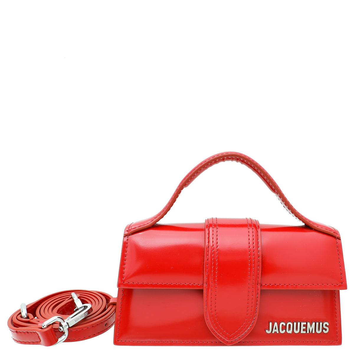 Jacquemus Red Le Bambino Le Chouchou Small Flap Bag