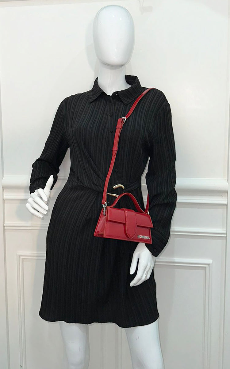Jacquemus Red Le Bambino Le Chouchou Small Flap Bag