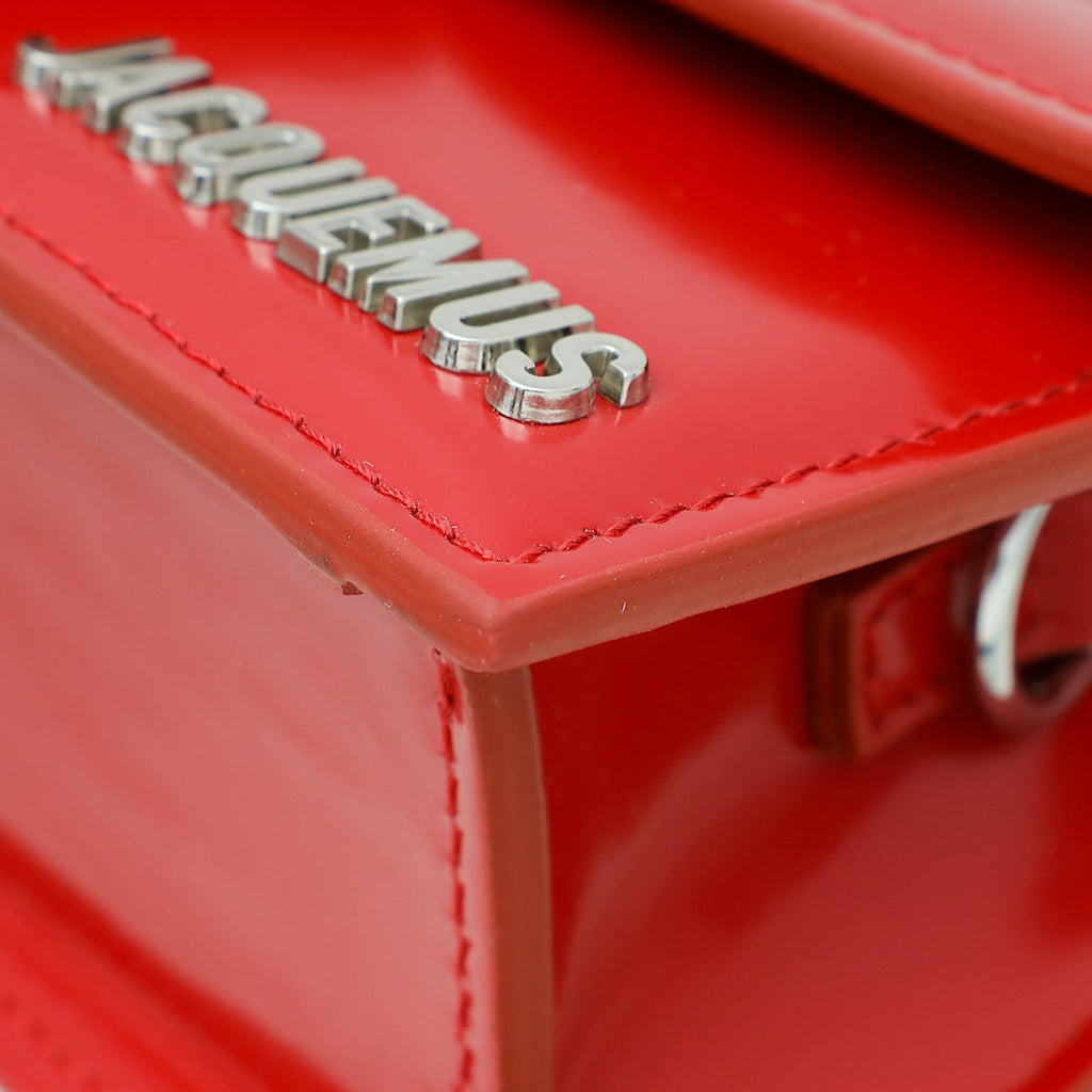 Jacquemus Red Le Bambino Le Chouchou Small Flap Bag