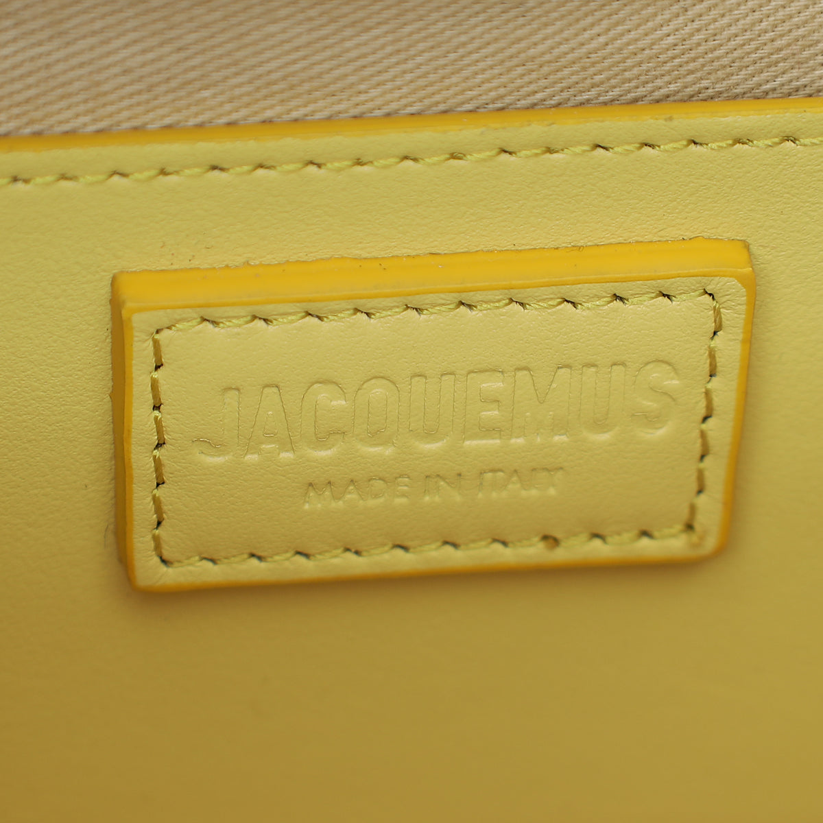 Jacquemus Yellow Ombre Le Grand Bambino Bag