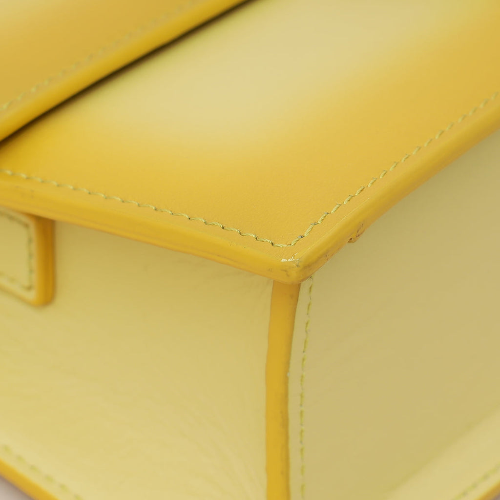 Jacquemus Yellow Ombre Le Grand Bambino Bag