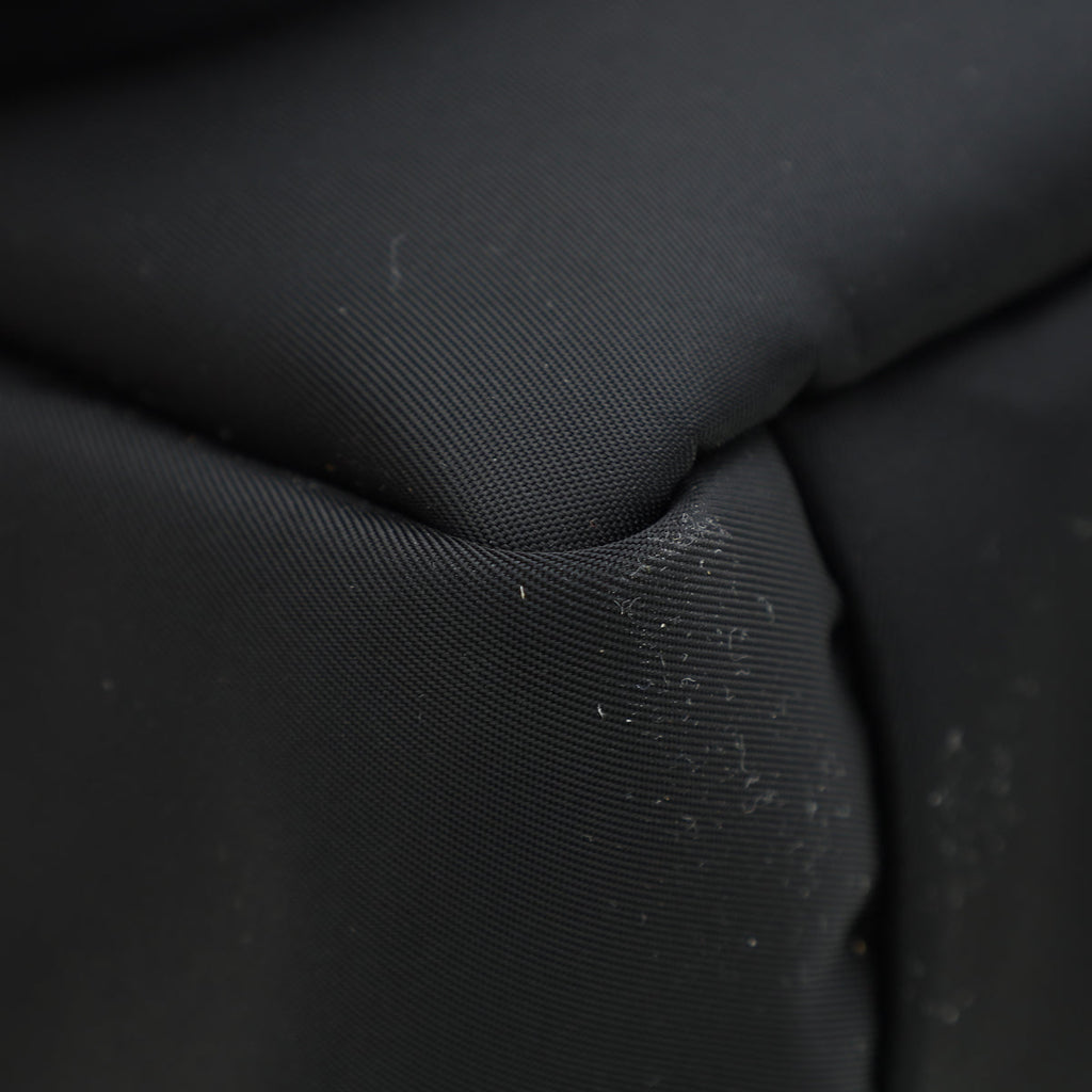 Jacquemus Black Le Bambimou in Padded Nylon Shoulder Bag