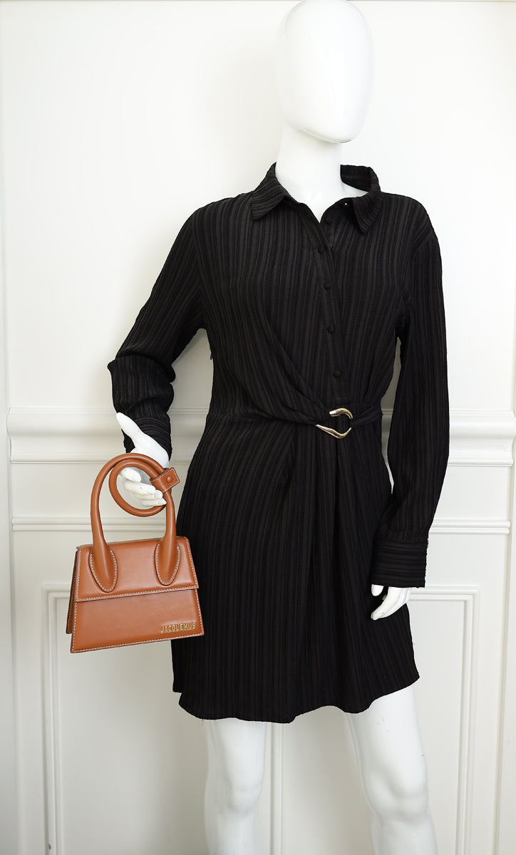 Jacquemus Light Brown Le Chiquito Noeud Bag