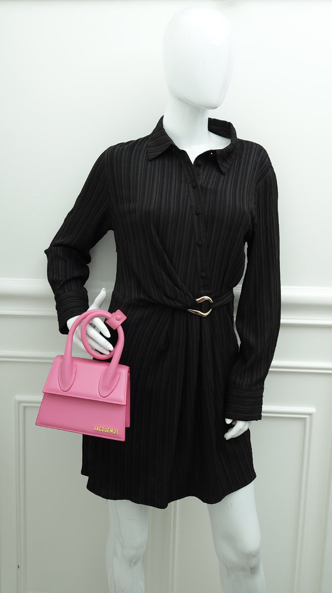 Jacquemus Pink Le Chiquito Noeud Bag