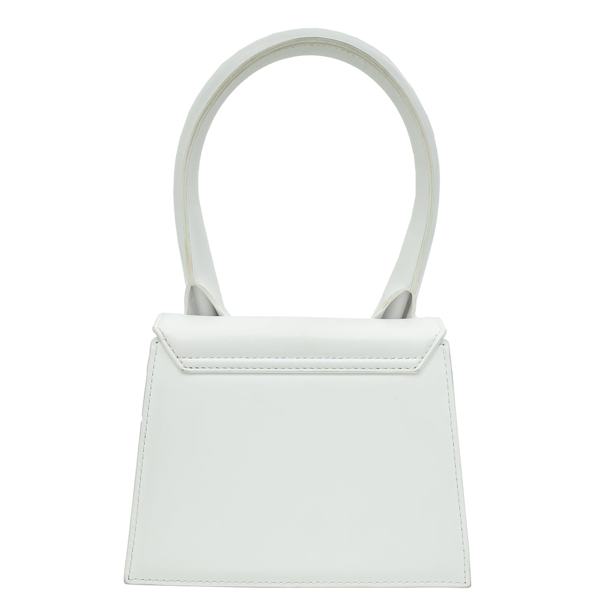 Jacquemus White Le Chiquito Moyen Top Handle Bag