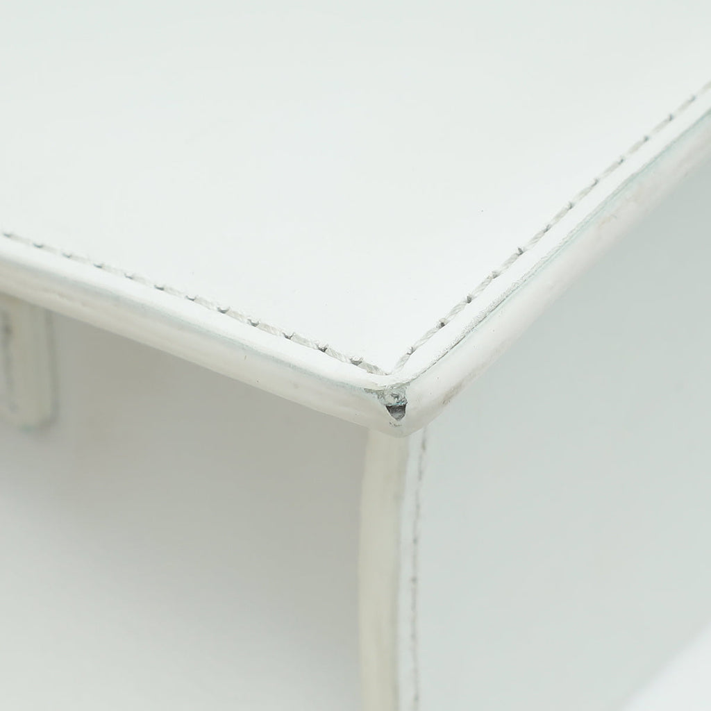 Jacquemus White Le Chiquito Moyen Top Handle Bag