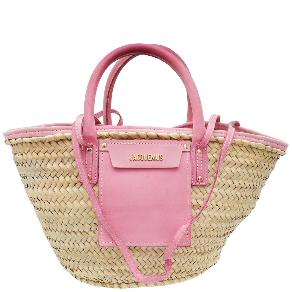 Jacquemus Bicolor Le Panier Soleil Basket Bag