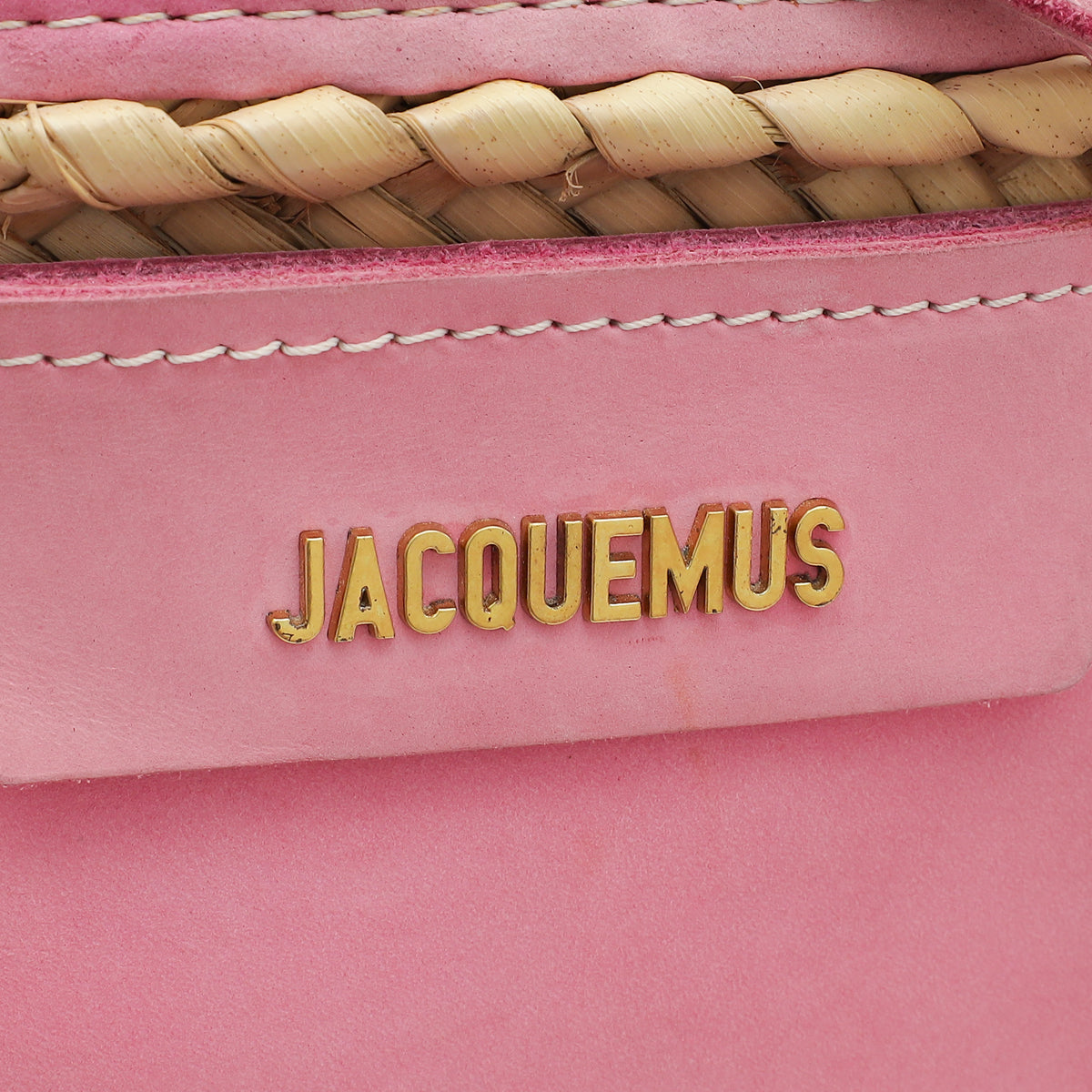 Jacquemus Bicolor Le Panier Soleil Basket Bag