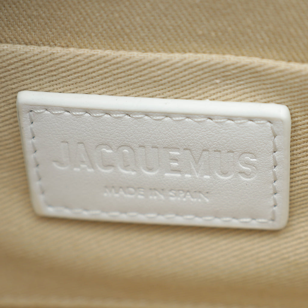 Jacquemus White Le Chiquito Noeud Bag