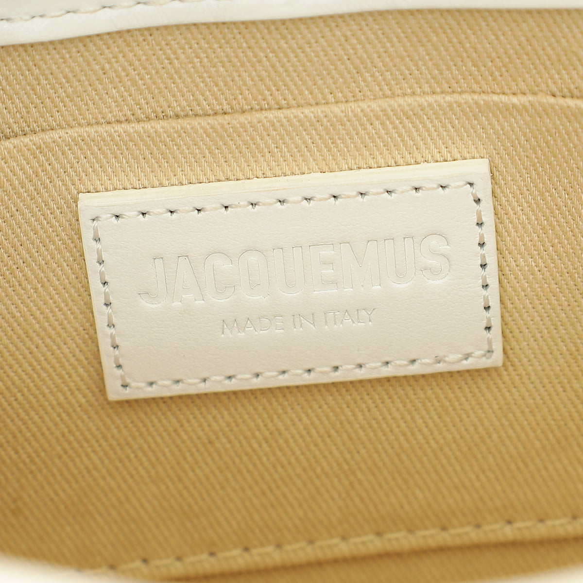 Jacquemus White The Long Chiquito Bag