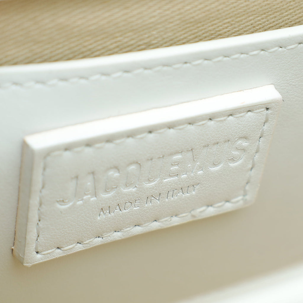 Jacquemus White Le Grand Bambino Les Classiques Flap Bag