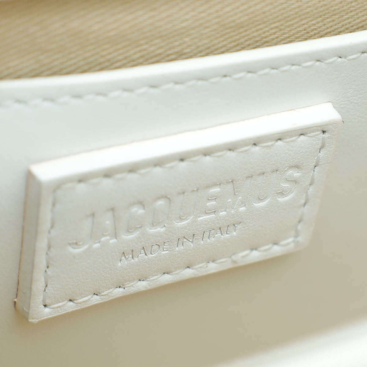 Jacquemus White Le Grand Bambino Les Classiques Flap Bag