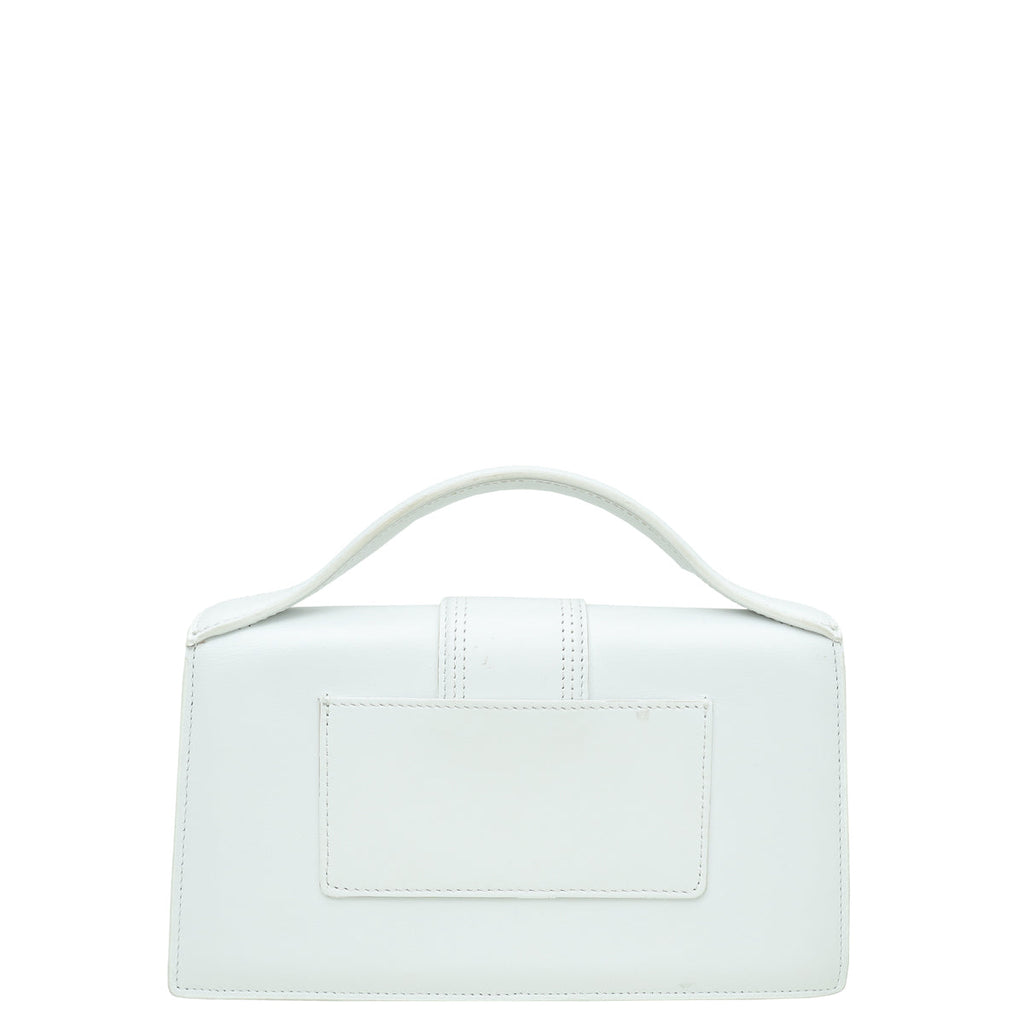 Jacquemus White Le Grand Bambino Les Classiques Flap Bag