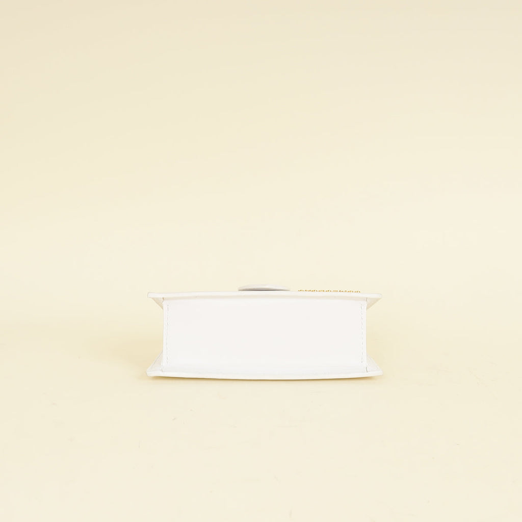Jacquemus White The Bambino Les Classiques Bag