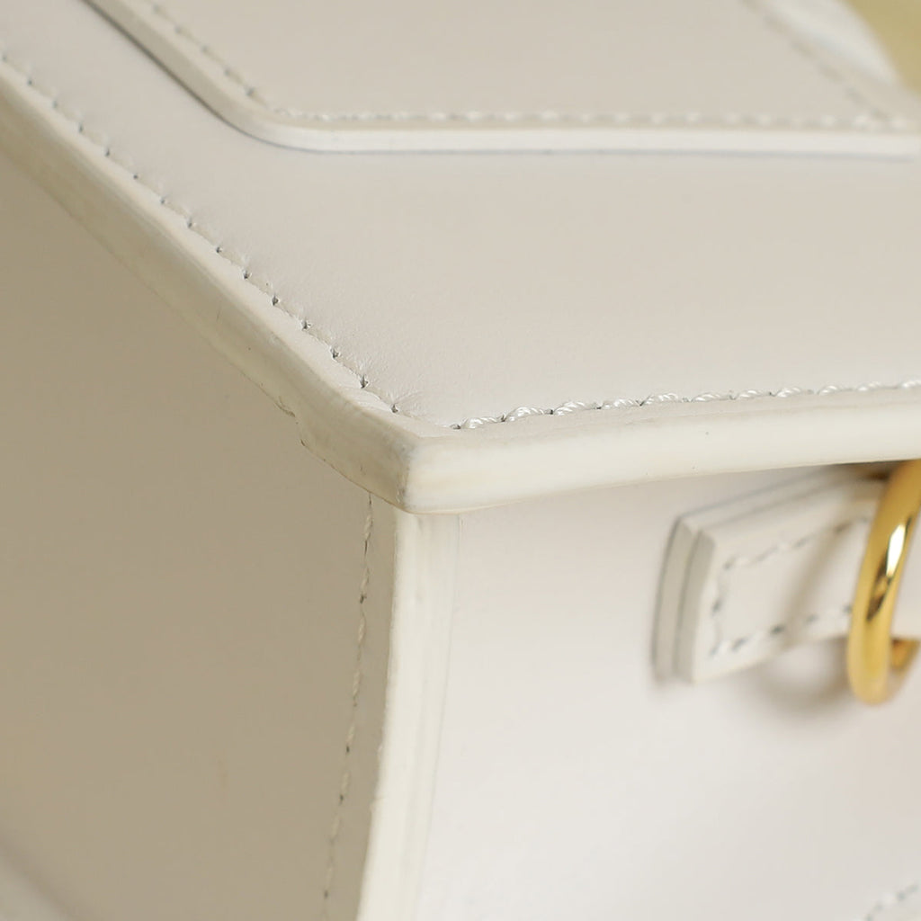 Jacquemus White The Bambino Les Classiques Bag