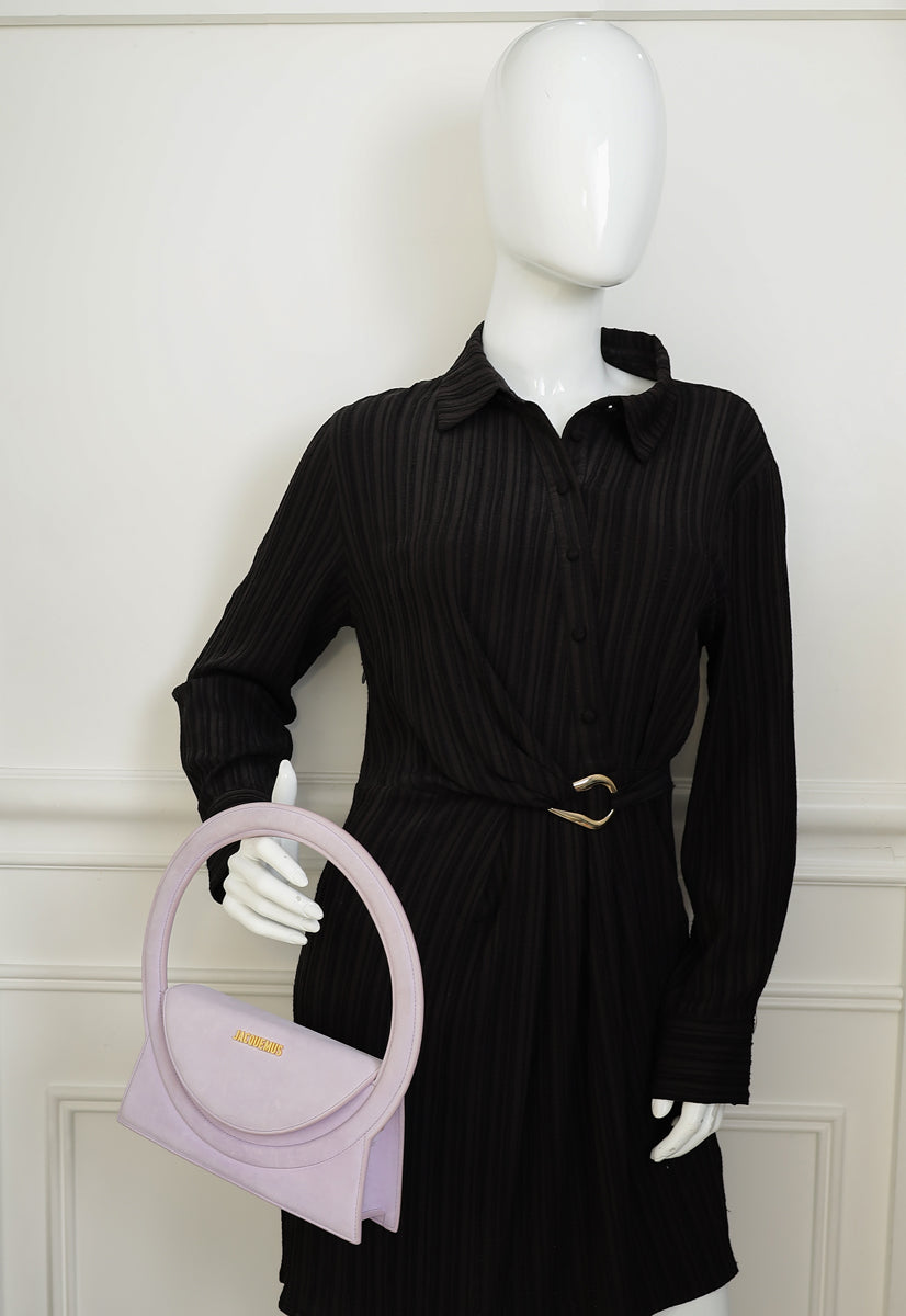 Jacquemus Lilac Le Sac Rond Shoulder Bag