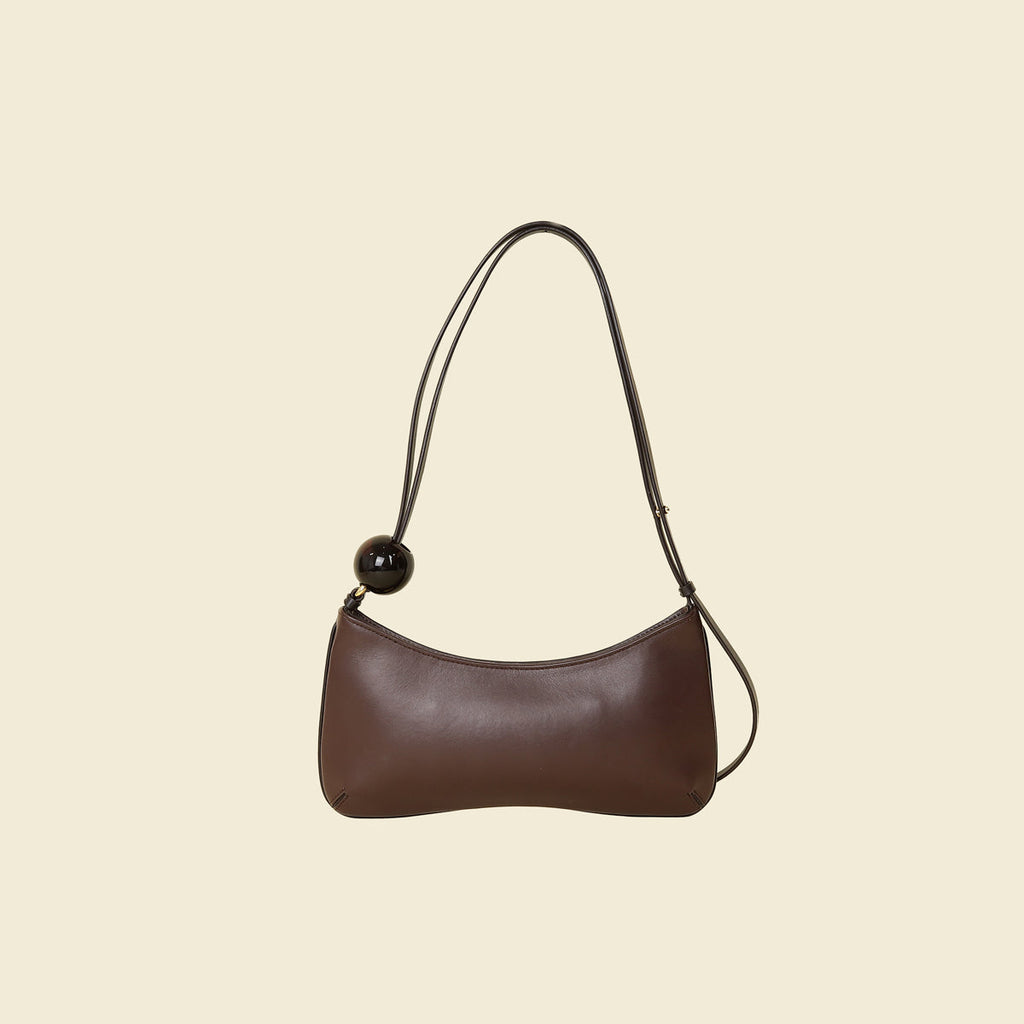 Jacquemus Brown The Bisou Perle Bag