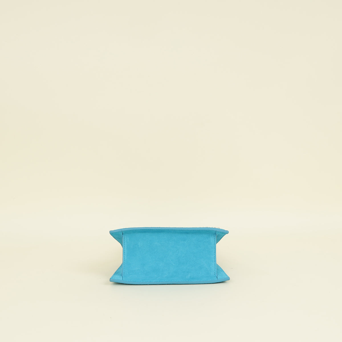 Jacquemus Turquoise Suede Le Chiquito Moyen Bag