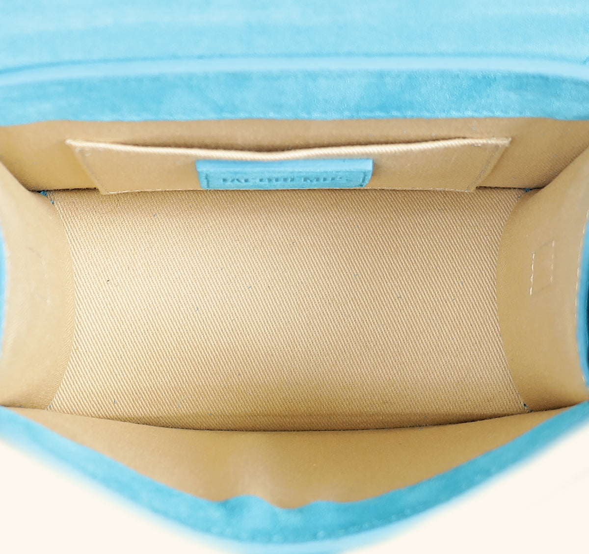 Jacquemus Turquoise Suede Le Chiquito Moyen Bag