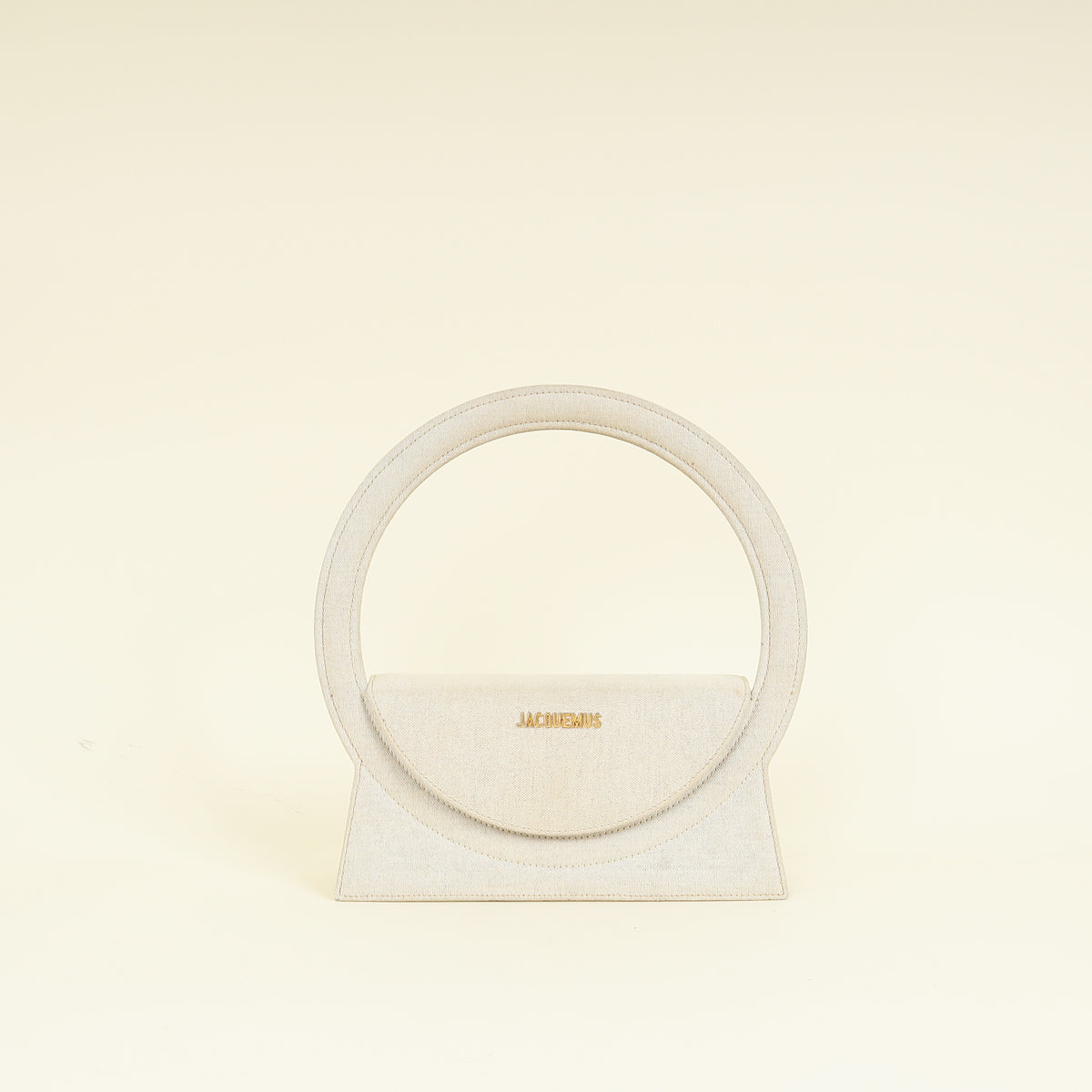 Jacquemus Greige Le Sac Rond Shoulder bag