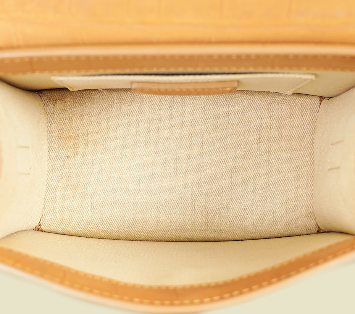 Jacquemus Light Brown Crocodile Embossed Le Chiquito Moyen Top Handle Bag