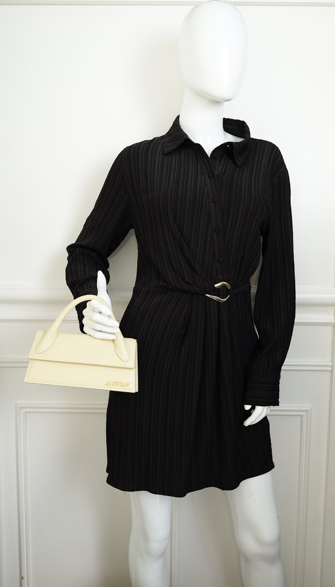 Jacquemus Vanilla Le Chiquito Long Top-Handle Bag