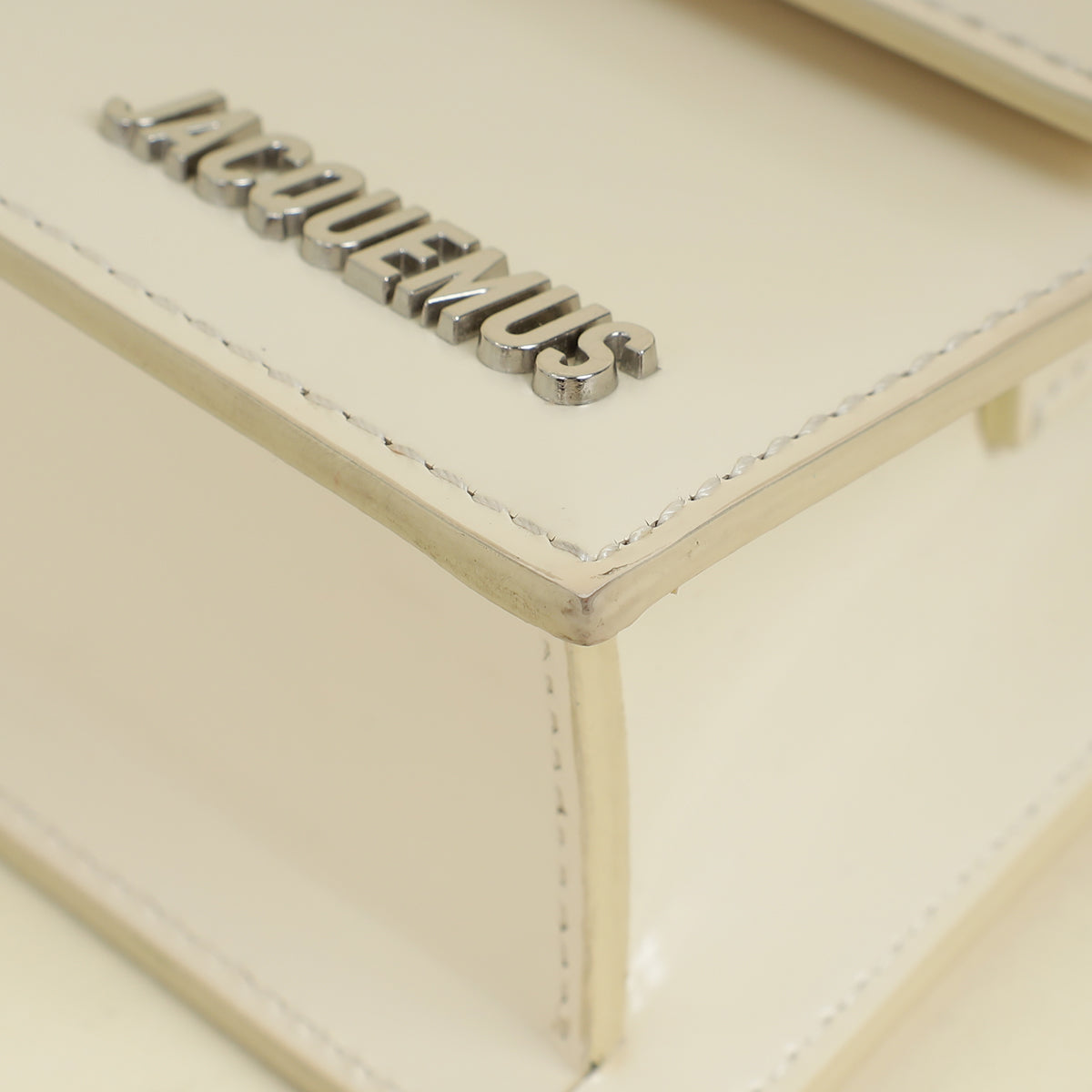 Jacquemus Ivory Cream Les Classiques The Long Bambino Bag